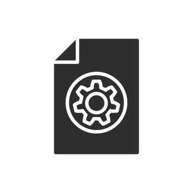 Ayar vektör simgesi.