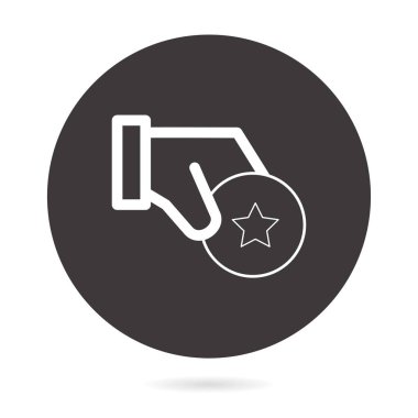 Ödülü - vektör simgesi.