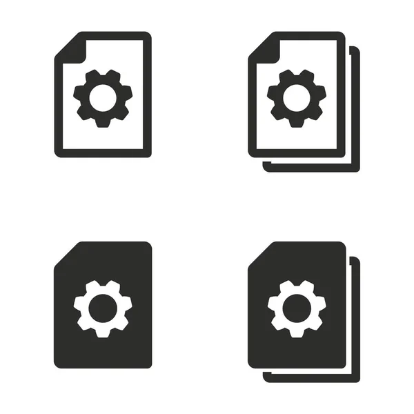 Zakelijke verslag icons set. — Stockvector