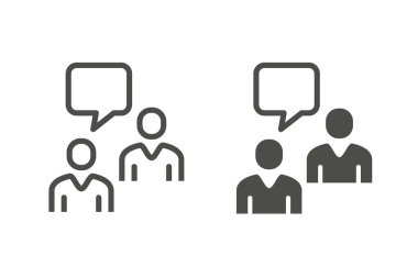 Yönetim danışmanlık vektör simgesi.