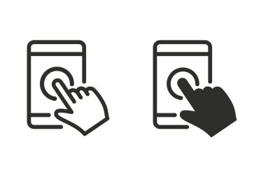 Vektör simgeye dokunun.