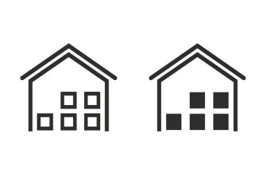 Lojistik vektör simgesi.