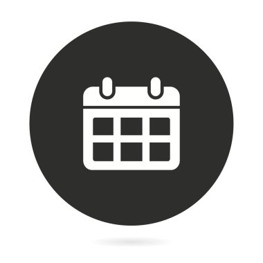 Takvim - vektör simgesi.