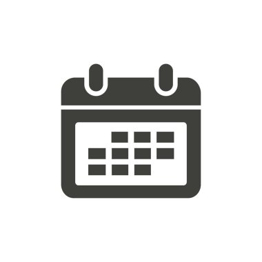 Takvim vektörü simgesi.