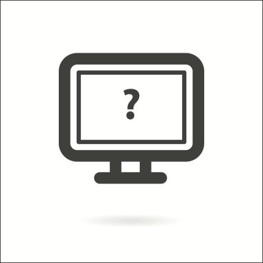 Dizüstü vektör simgesi. Siyah illüstrasyon izole için grafik ve web tasarım.