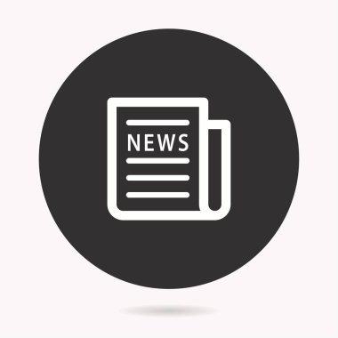 Haberler - vektör simgesi.