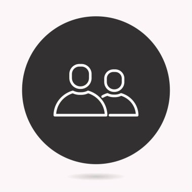 Kullanıcı - vektör simgesi.