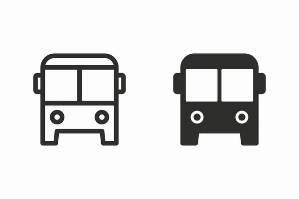 Bus vector pictogram. — Stockvector