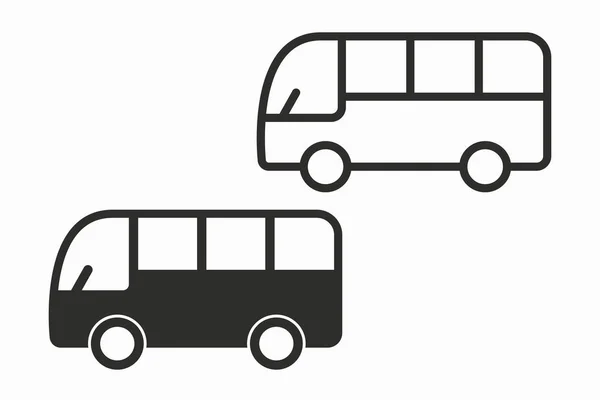 Bus vector pictogram. — Stockvector