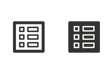 Form vektör simgesi.