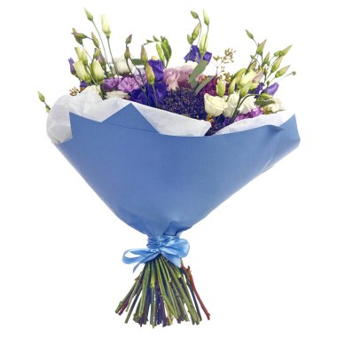 Buket çiçek paket içinde