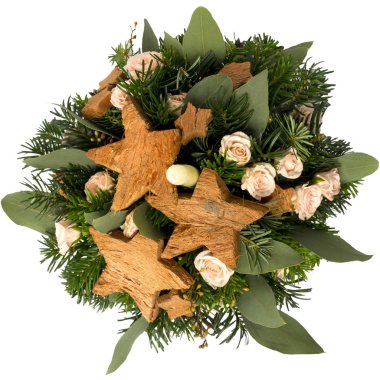 Buket çiçek paket içinde