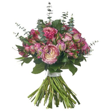 Buket çiçek paket içinde