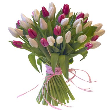 Buket çiçek paket içinde