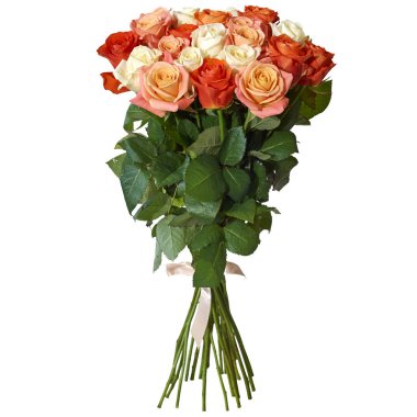 Buket çiçek paket içinde