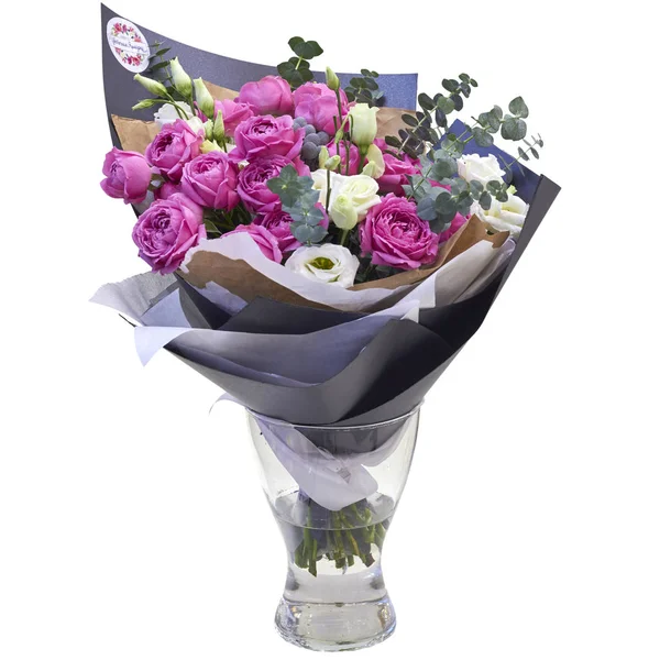 Buket çiçek paket içinde