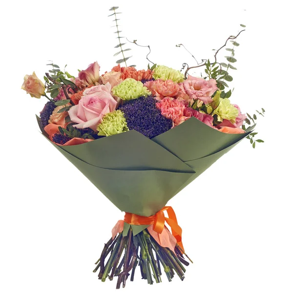 Buket çiçek paket içinde