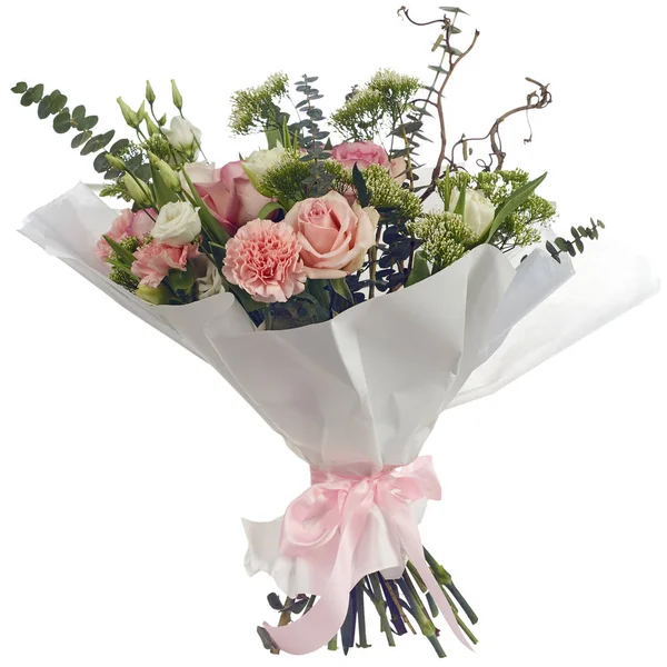 Bouquet Flowers Package — Stock Photo, Image