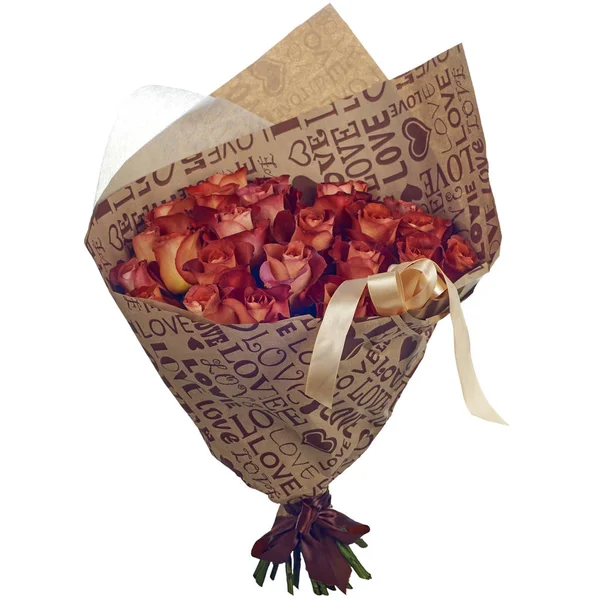 Buket çiçek paket içinde