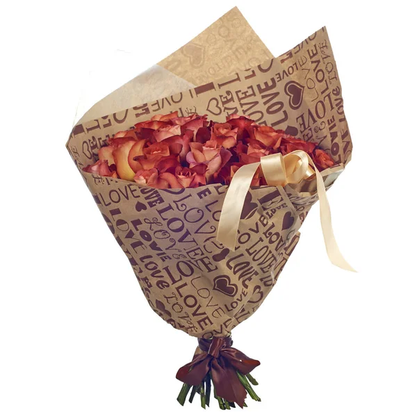 Buket çiçek paket içinde