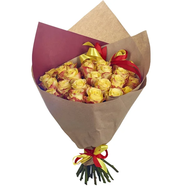 Buket çiçek paket içinde