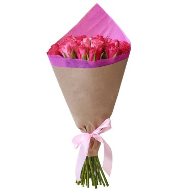 Buket çiçek paket içinde