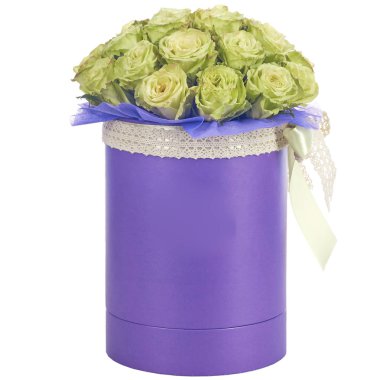 Buket çiçek paket içinde