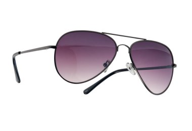  Beyaz bir arka plan üzerinde moda güneş gözlüğü