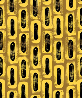 Soyut desenle el çizilmiş öğeleri.