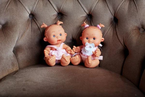 cute doll on a light textile