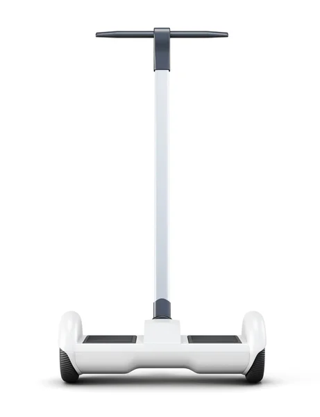 Scooter urbano con asa sobre fondo blanco. renderizado 3d — Foto de Stock