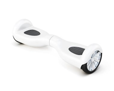 Beyaz arka plan üzerinde izole Gyroscooter. 3D render