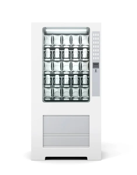 Vending machine for snacks and soda isolated. 3d rendering — Stock Photo, Image