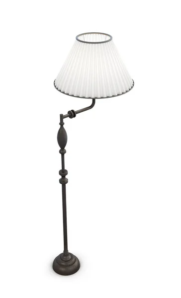 Lampada standard isolata su sfondo bianco. rendering 3d — Foto Stock