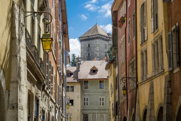 Bella città vecchia e case in Annency — Foto Stock