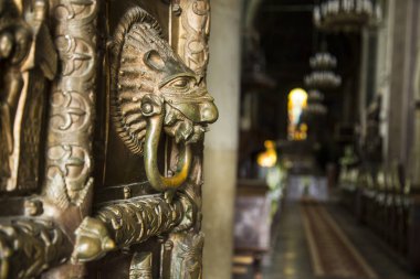 Plock, Polonya şehirde katedral kilise süs iç 