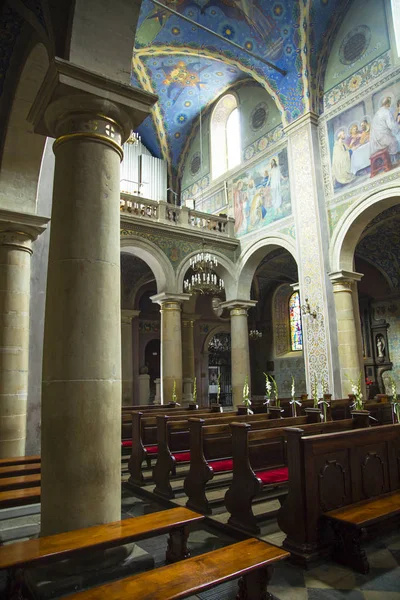 Innenausstattung der Kathedrale in der Stadt Plock, Polen — Stockfoto