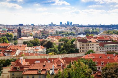 Çek Cumhuriyeti Prag eski şehir panoraması