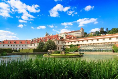 Herkül ün çeşme Wallenstein Bahçe ve Prag Kalesi