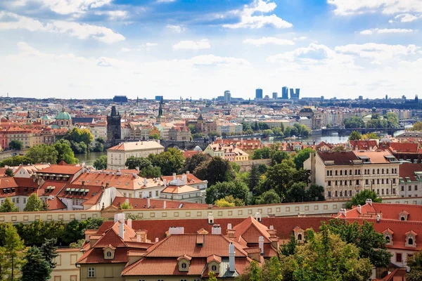 Panorama de la vieille ville de Prague, République tchèque — Photo