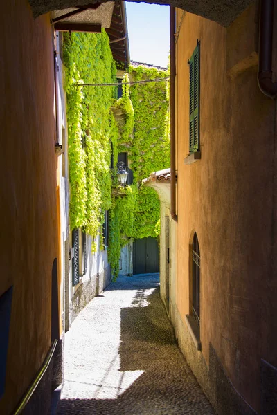 Smal Straatje Ballagio City Italië — Stockfoto