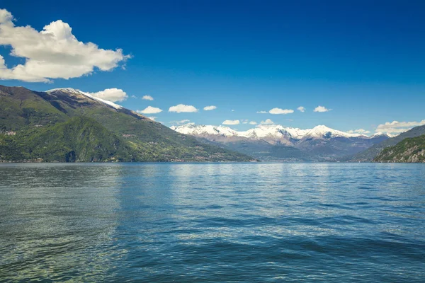 Bellissimo Lago Como Alpi Lombardia Italia — Foto Stock