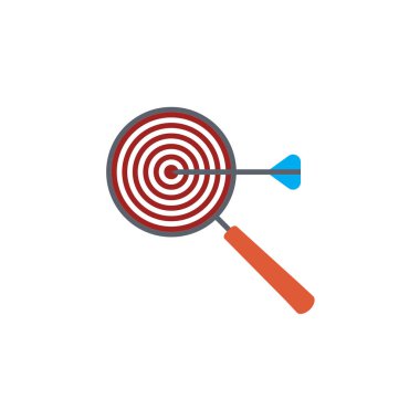 Materail tasarım tarzında vektör simge veya resim gösteren web sitesi seo sıralaması