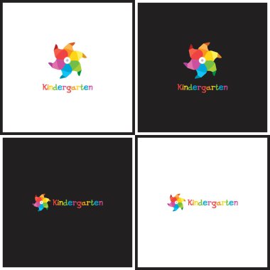 Vektör eps logo veya resimde çocuk Eğitim Merkezi hakkında