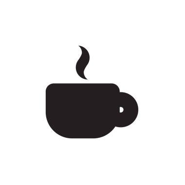 Vektör simge veya resim gösteren fincan kahve ya da çay bir renk