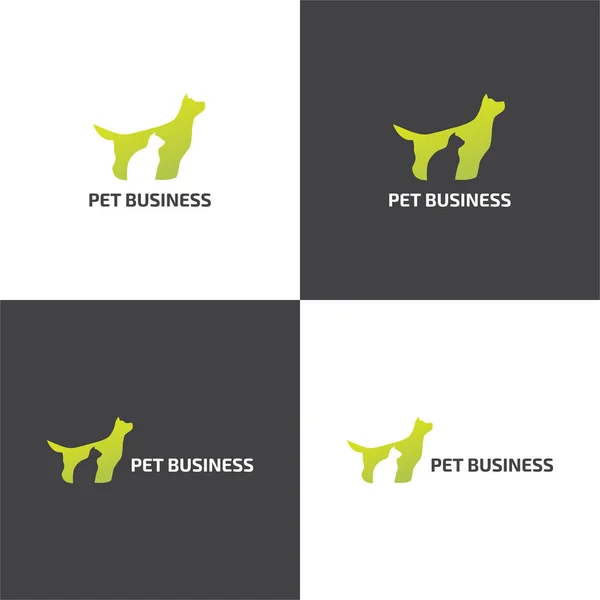 Vektör logo eps 10 evde beslenen hayvan iş firma hakkında