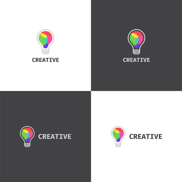 Vector logo eps 10 about creative company — Archivo Imágenes Vectoriales