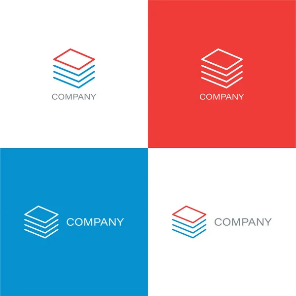 Finance documents company Logo — Stock Vector