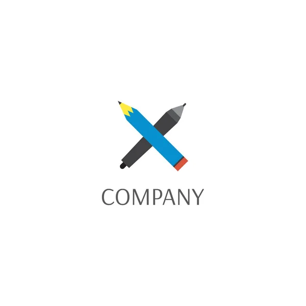 Creative agency atau perusahaan desain Logo - Stok Vektor