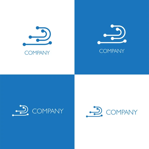 Логотип електронних послуг або товарів компанії — стоковий вектор